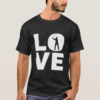 Kärlek till golf för golfare t shirt