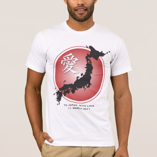 KÄRLEK TILL JAPAN T-SHIRT (Framsida)