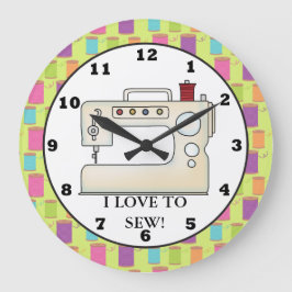 Kärlek till klocka för sydd maskin