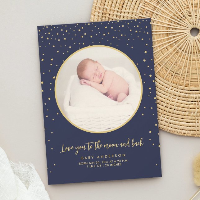 Kärlek till Måne och baksidan av Baby foto Birance Meddelande (Skapare uppladdad)