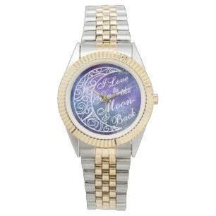 Kärlek till Måne och Finare Starry Natt Armbandsur