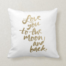 KÄRLEK TILL MÅNE OCH TILLBAKA | DEKORATIV KUDDE