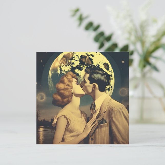Kärlek till måne, reseaffisch anpassade (Stående Fram)