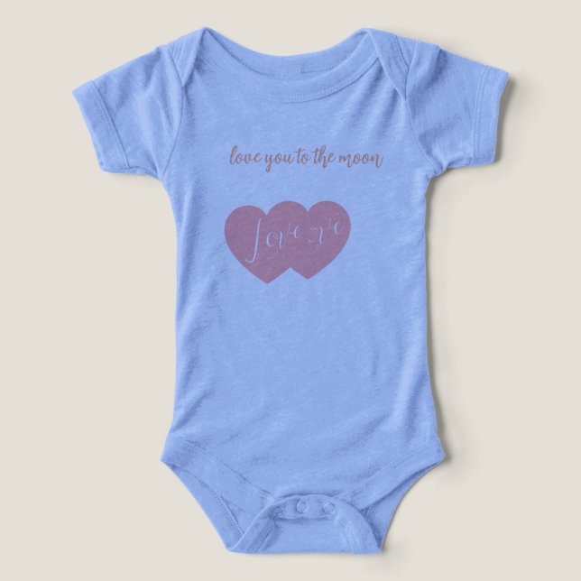 kärlek till månen och tillbaka  t shirt (Design Framsida)