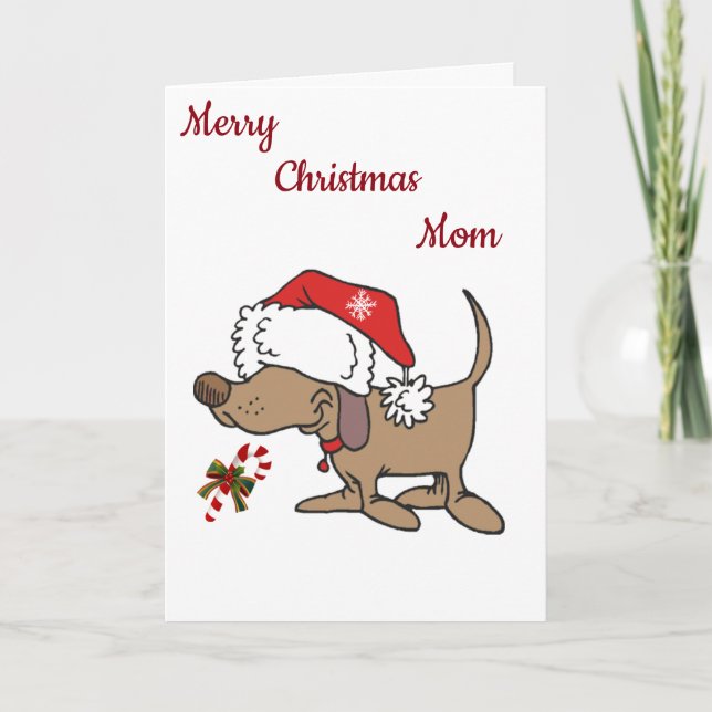 **KÄRLEK TILL MIN FAVORITE MAMMA** I CHRISTMAS HELGKORT (Framsida)