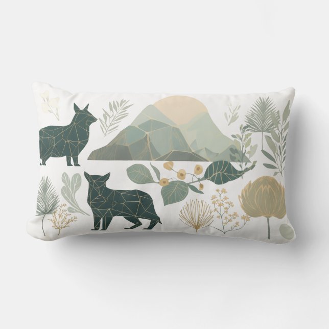 Kärlek till naturen lumbarkudde (Framsida)