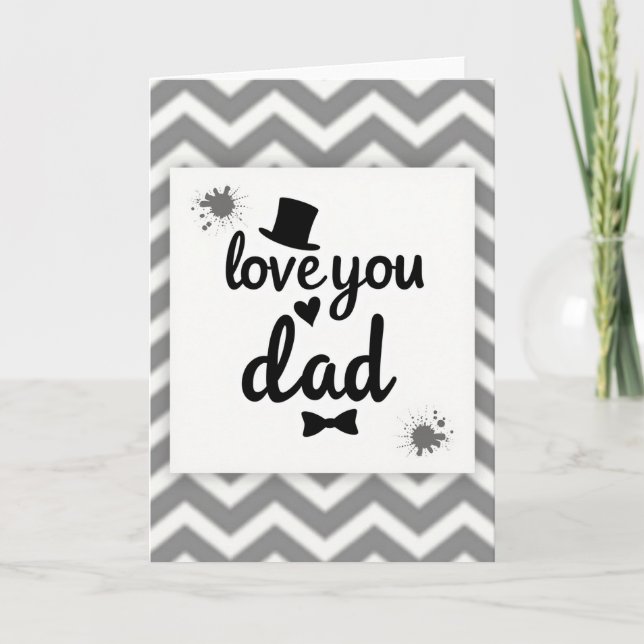 Kärlek till pappa bästa kort (Framsida)