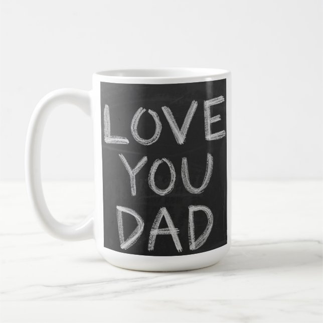 Kärlek till pappa-mugg kaffemugg (Vänster)