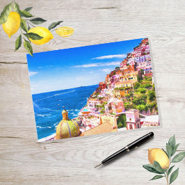 Kärlek till Positano Italien vykort