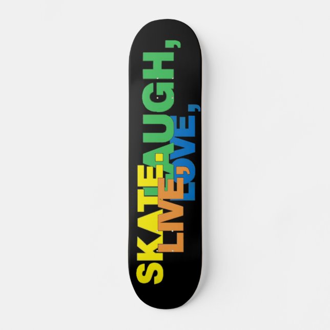 Kärlek till Skate - Skateboard Bräda 20 Cm (Framsida)