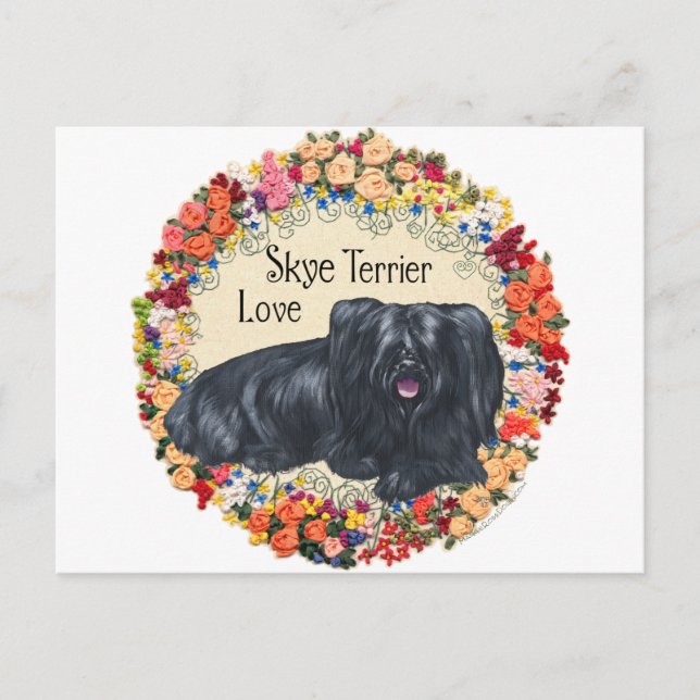 Kärlek till Skye Terriers Vykort (Framsida)