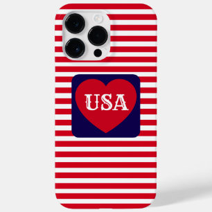 Kärlek till USA Patriotiska Röda Vita Blå Roliga H