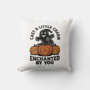 Kärlek Tillsammans Spöke Vintage Halloween Pumpa K Kudde