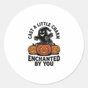 Kärlek Tillsammans Spöke Vintage Halloween Pumpa K Runt Klistermärke