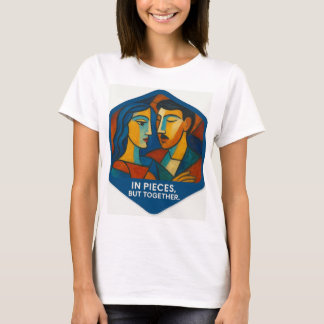 kärlek tillsammans,utskrift av kärlek-konst i kube t shirt