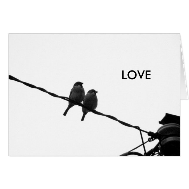 Kärlek/Tittar i samma riktning OBS Kort (Framsidan Horizontal)