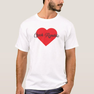 Kärlek Tjeckien T Shirt