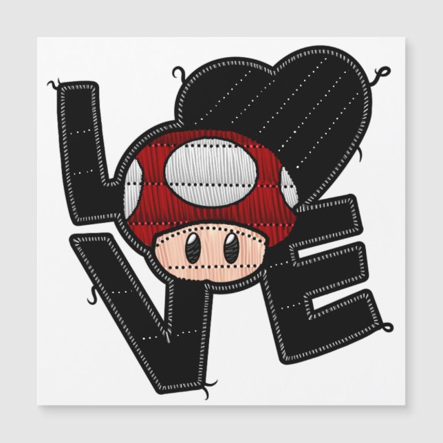 Kärlek Toad - Röda magnet (Framsida)