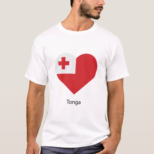 Kärlek Tonga T Shirt (Framsida)