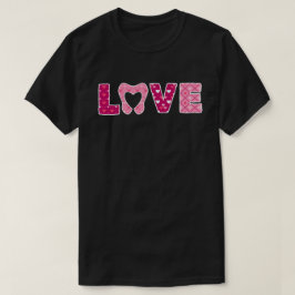 KÄRLEK Tooth Heart Tandvård Dentist Valentine's da T Shirt