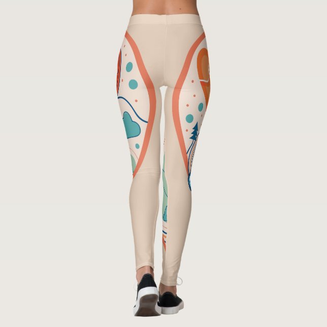 Kärlek Topography Leggings (Baksida)