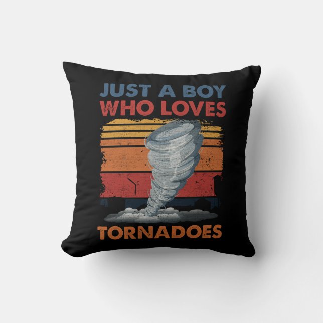 Kärlek Tornado Art Weather Storm Torna Kudde (Framsida)