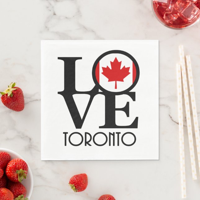 KÄRLEK Toronto Pappersservett (Insitu)