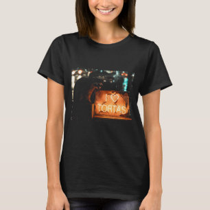 Kärlek tortas tvättbjörn mexikansk mat t shirt