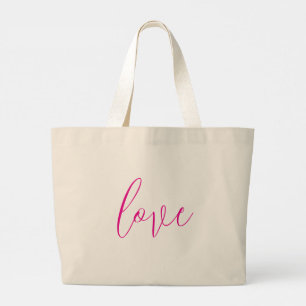 Kärlek Tote Bag Jumbo Tygkasse