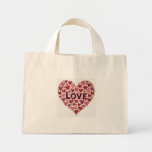 KÄRLEK TOTE BAG MINI TYGKASSE
