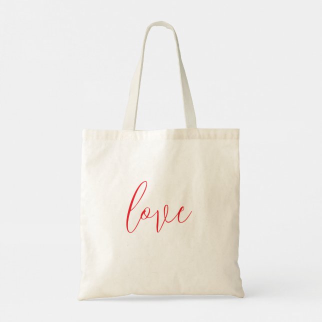 KÄRLEK TOTE BAG TYGKASSE (Baksida)