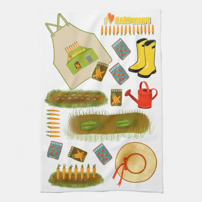  Kärlek Towel Kökshandduk (Vertikal)