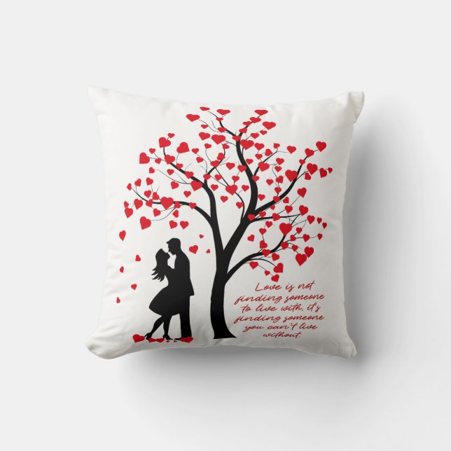 Kärlek Träd Kudde (Framsida)