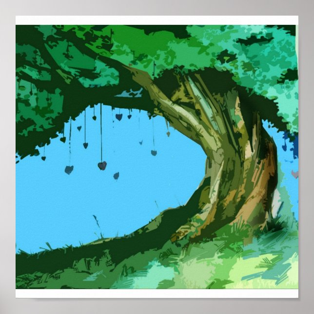 Kärlek Träd Poster (Framsidan)