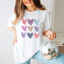 Kärlek-Trendiget med minimalistiskt vattenfärgshea