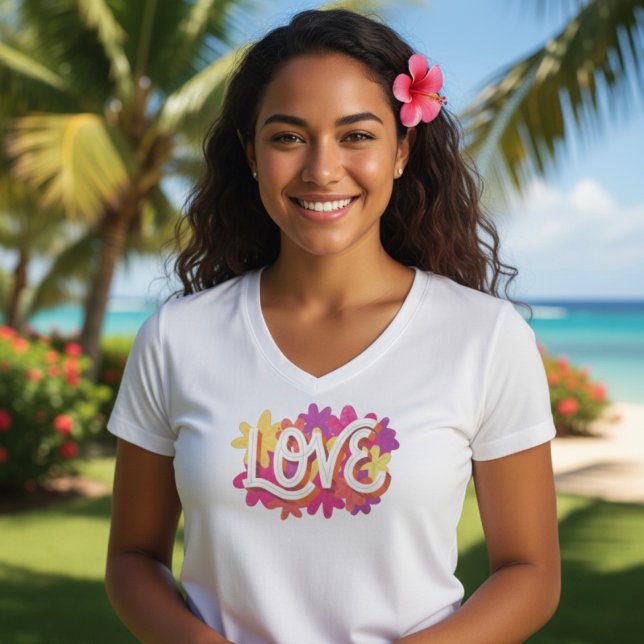 KÄRLEK Tri-Blend Shirt T Shirt (Skapare uppladdad)