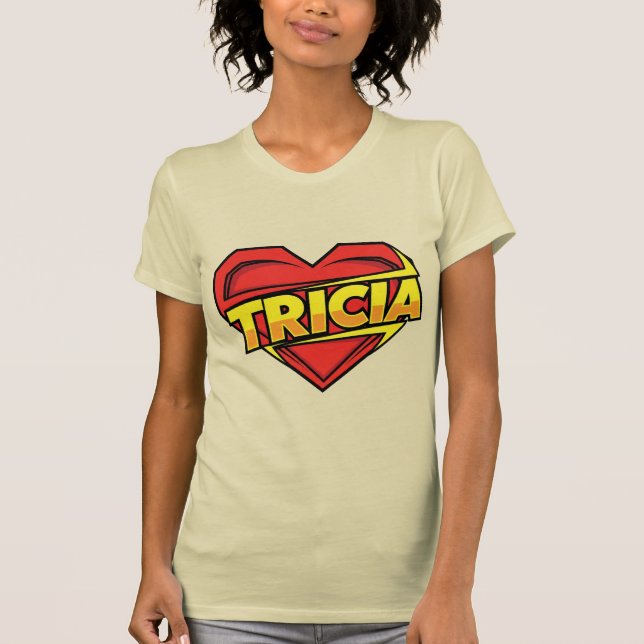 Kärlek Tricia T Shirt (Framsida)