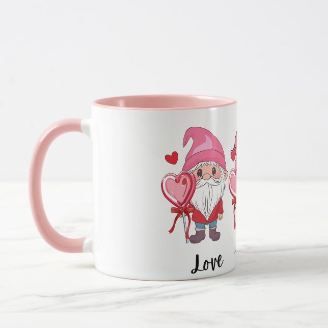 Kärlek, tro på Valentines day Mugg (Vänster)