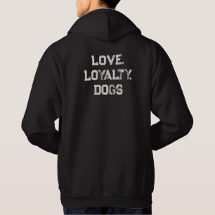 Kärlek, Trogenhet, Hundar Pappas dag Födelsedag Ro Hoodie