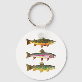 Kärlek Trout? Perfekt Angler Ichthyology Gift Nyckelring