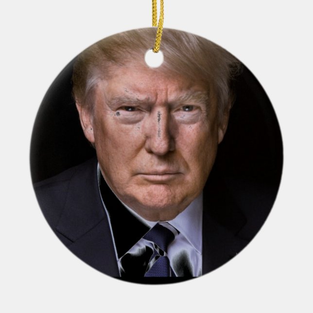 Kärlek Trump Ceramic Ornament (Framsidan)
