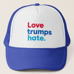 Kärlek trumper hat. keps