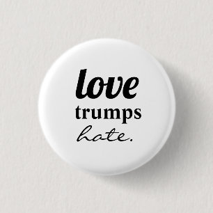 Kärlek trumps hatknapp knapp
