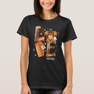 KÄRLEK Turkey Pilgrim Pumpkin Paj Dental Life Tack T Shirt