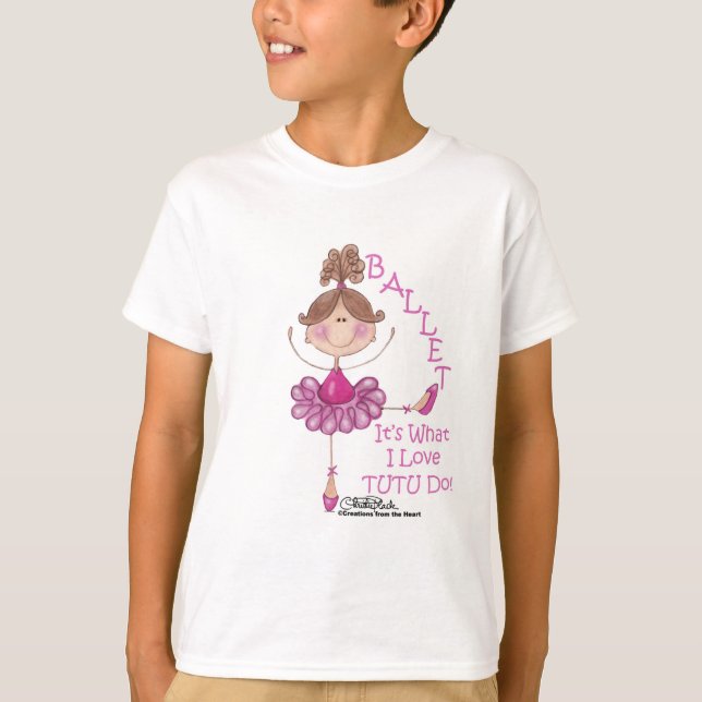 Kärlek "TUTU" gör! Tee Shirt (Framsida)