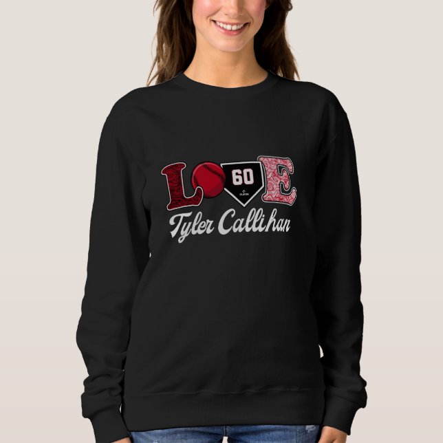 Kärlek Tyler Callihan Cincinnati Baseball MLBPA T Shirt (Framsida)