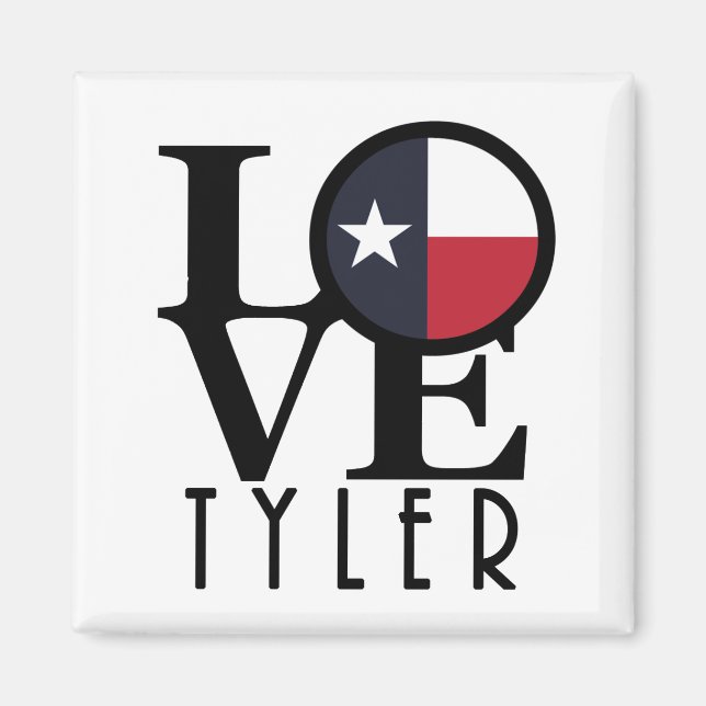 KÄRLEK Tyler Texas Magnet (Framsidan)