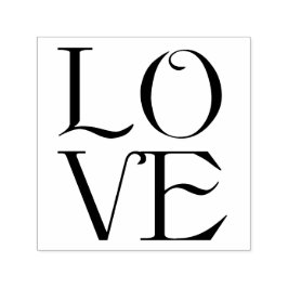 Kärlek Typografi Bröllop Självfärgande Stämpel