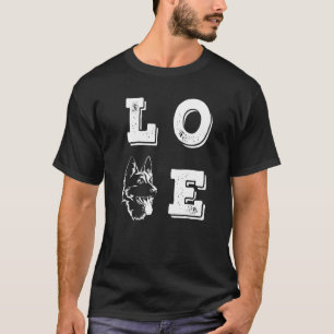Kärlek tyska Shepherd Kärlek Hundar Hund T Shirt