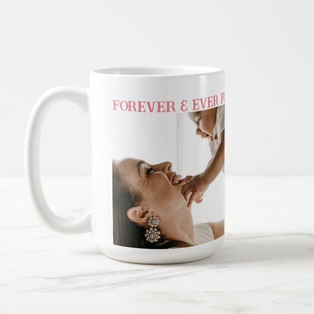 Kärlek U Mamma! Anpassningsbar 2 Fotokaffe Mugg (Vänster)